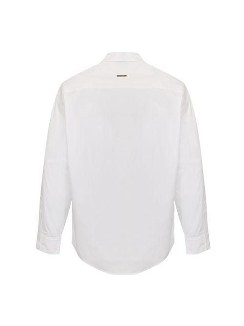 Camicia over in cotone Bianco Paolo Pecora | G081 01871101